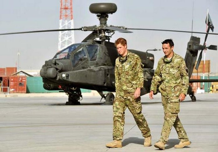 Hoàng tử Harry Anh đến Afghanistan tham chiến vào năm 2012 (ảnh tư liệu)
