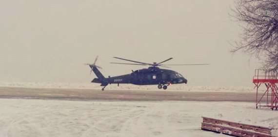 Hình ảnh này được cho là máy bay trực thăng vận tải đa năng Z-20 Trung Quốc