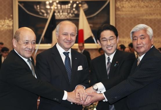 Tham vấn 2 + 2 giữa Bộ trưởng Ngoại giao và Quốc phòng hai nước Nhật-Pháp ngày 13 tháng 3 năm 2015 tại Tokyo, Nhật Bản