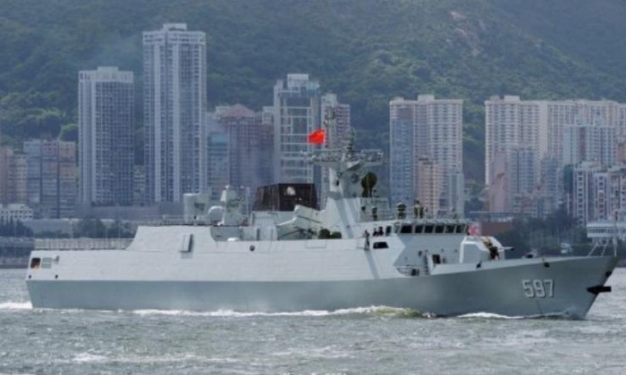 Tàu hộ vệ hạng nhẹ Type 056 Hải quân Trung Quốc (nguồn mạng sina TQ)