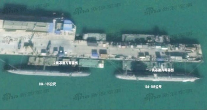 Báo chí Đài Loan tiết lộ hình ảnh tàu ngầm hạt nhân tấn công mới nhất Type 093G của Hải quân Trung Quốc (nguồn mạng sina TQ)