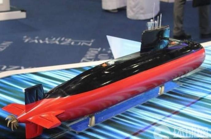 Mô hình tàu ngầm thông thường S-20 dùng để xuất khẩu của Trung Quốc (ảnh tư liệu)