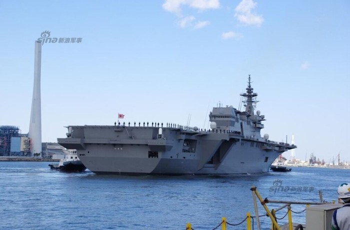 Lực lượng Phòng vệ Biển Nhật Bản biên chế tàu sân bay trực thăng Izumo