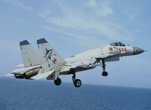 Máy bay chiến đấu J-15 Trung Quốc huấn luyện