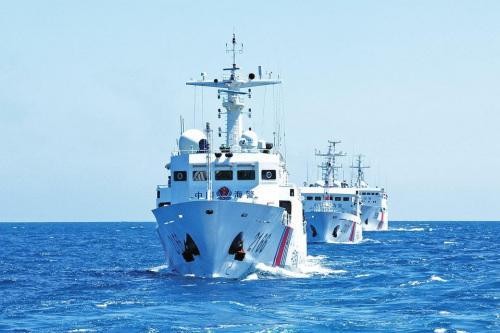 Biên đội tàu cảnh sát biển Trung Quốc (ảnh tư liệu)