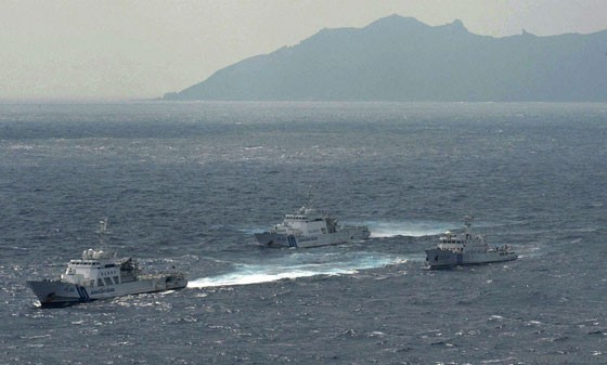Trung-Nhật quần nhau ở vùng biển đảo Senkaku (ảnh tư liệu)