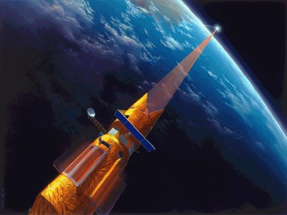 Vũ khí laser tấn công vệ tinh (tưởng tượng)