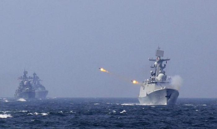 Tập trận chung &quot;Liên hợp trên biển-2014&quot; giữa Trung Quốc và Nga