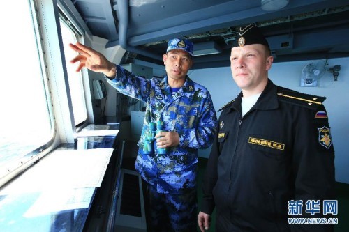 Diễn tập thực binh Trung-Nga (ảnh tư liệu)