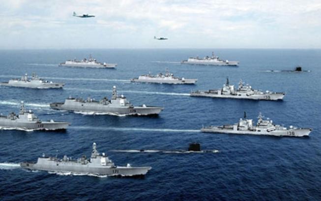 Tờ &quot;Hoàn Cầu&quot; dùng hình ảnh về Hải quân Trung Quốc này để tuyên truyền, răn đe