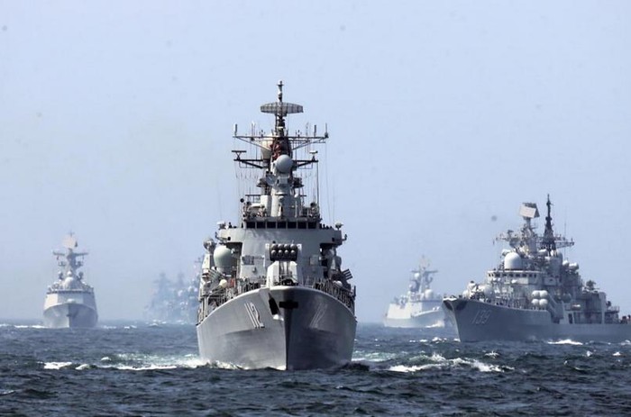 Diễn tập &quot;Liên hợp trên biển-2014&quot; giữa Trung-Nga (ảnh tư liệu)