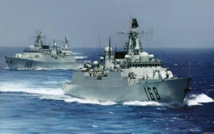 Tàu chiến Hạm đội Nam Hải, Hải quân Trung Quốc tập trận (ảnh tư liệu)
