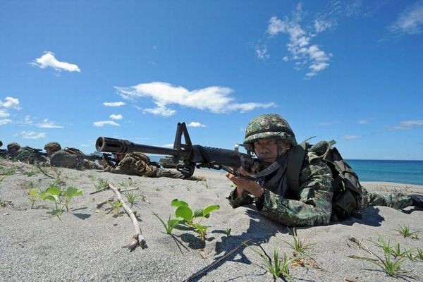 Mỹ-Philippines diễn tập quân sự liên hợp trên Biển Đông (nguồn Thời báo Hoàn Cầu, Trung Quốc)