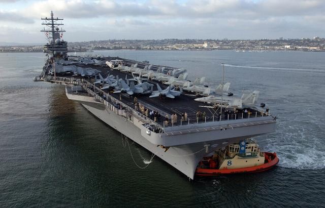 Tàu sân bay động cơ hạt nhân USS Ronald Reagan CVN 76 Hải quân Mỹ sẽ đến Nhật Bản thời gian tới