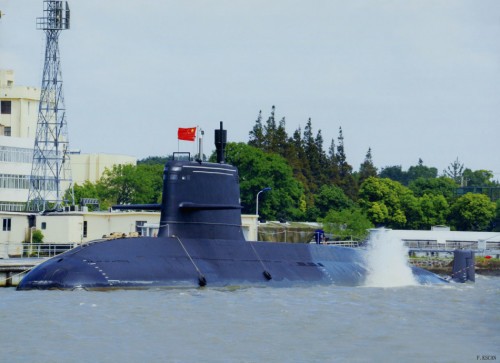 Tàu ngầm thông thường lớp 039B của Hải quân Trung Quốc (nguồn mạng sina)