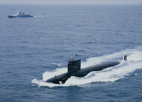 Tàu ngầm hạt nhân tấn công Type 093 Hải quân Trung Quốc hoạt động ở biển xa