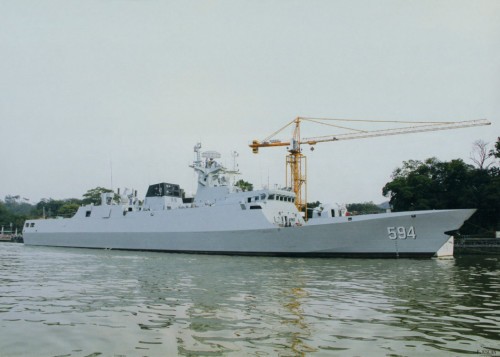 Tàu hộ vệ hạng nhẹ Chu Châu số hiệu 594 Hạm đội Đông Hải, Hải quân Trung Quốc