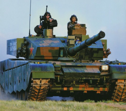 Xe tăng chiến đấu hạng nặng Type 99A của Lục quân Trung Quốc (nguồn mạng sina Trung Quốc)