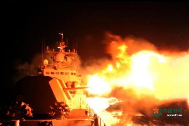 Hạm đội Nam Hải, Hải quân Trung Quốc tổ chức tập trận 7 ngày đêm ở Biển Đông, có bắn đạn thật, có khoa mục săn ngầm