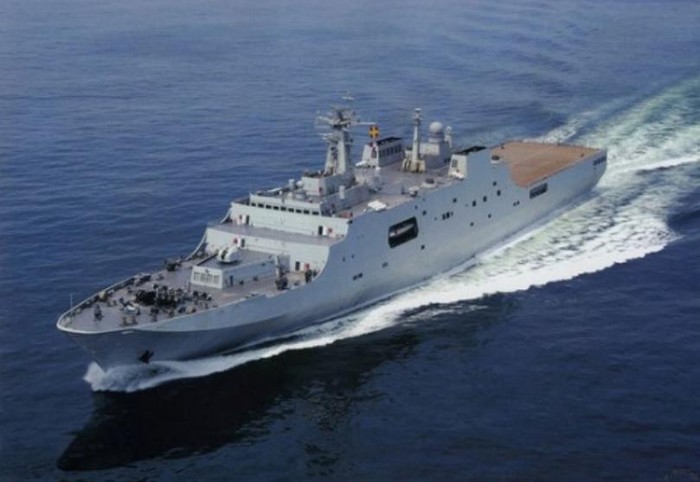 Trung Quốc bố trí cả 3 tàu đổ bộ cỡ lớn Type 071 hiện có ở Biển Đông, mục đích chưa rõ