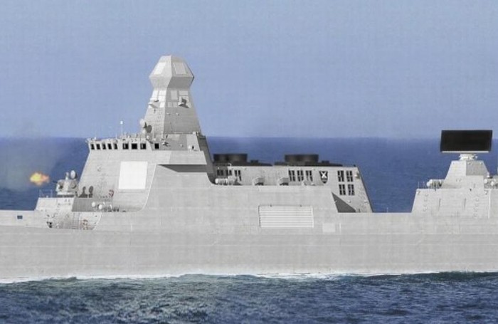 Hình ảnh tưởng tượng về tàu khu trục Type 055 Trung Quốc