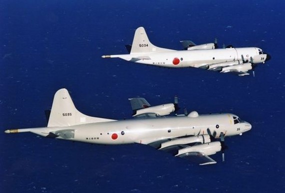 Nhật Bản có rất nhiều máy bay tuần tra săn ngầm P-3C mua của Mỹ, nhưng sẽ được thay thế dần dần bằng máy bay tuần tra săn ngầm mới P-1 do Nhật Bản nghiên cứu chế tạo