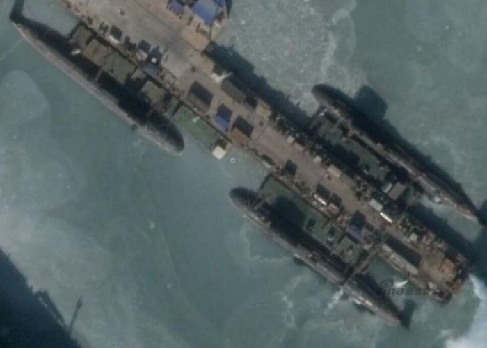 Hình ảnh này được cho là tàu ngầm hạt nhân tấn công Type 093G của Hải quân Trung Quốc