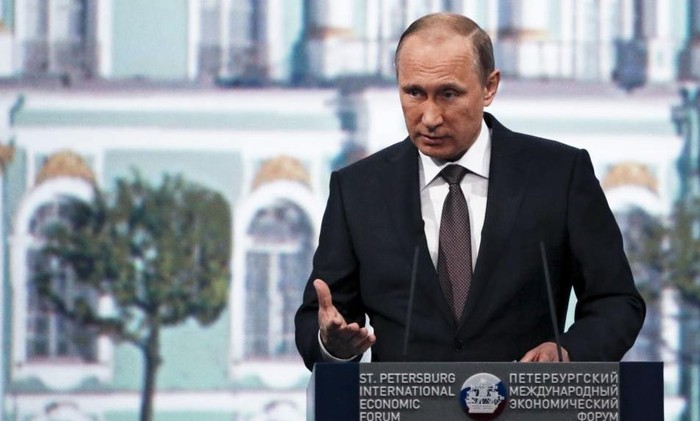 Tổng thống Nga Vladimir Putin tại Diễn đàn kinh tế quốc tế St. Petersburg 2015