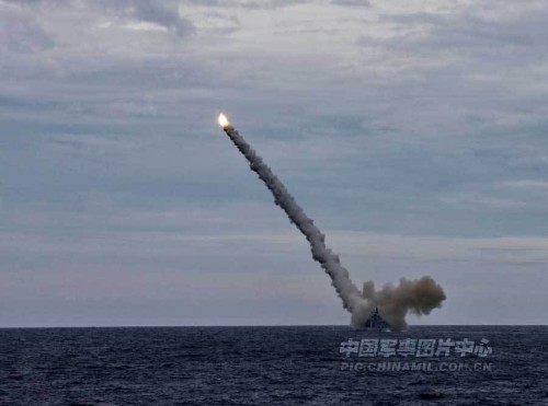 Ngày 26 tháng 7 năm 2013, Hạm đội Nam Hải, Hải quân Trung Quốc tổ chức tập trận trên Biển Đông (ảnh tư liệu)