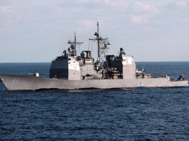 Tàu tuần dương USS Chancellorsville Hải quân Mỹ được trang bị hệ thống Aegis Baseline 9