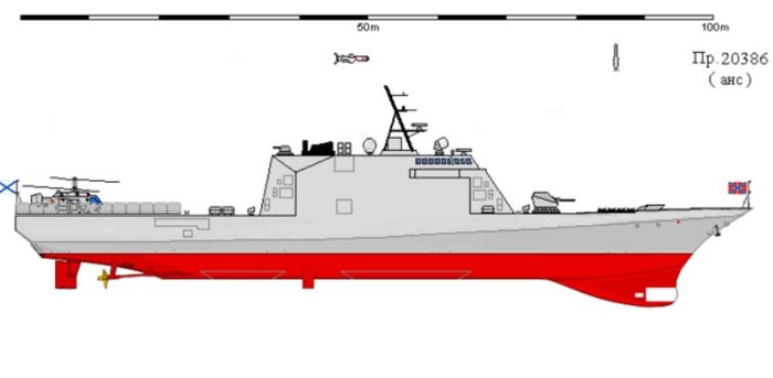 Tàu hộ vệ Type 20386 sẽ được Nga chế tạo từ năm 2016 (nguồn news.qq.com)