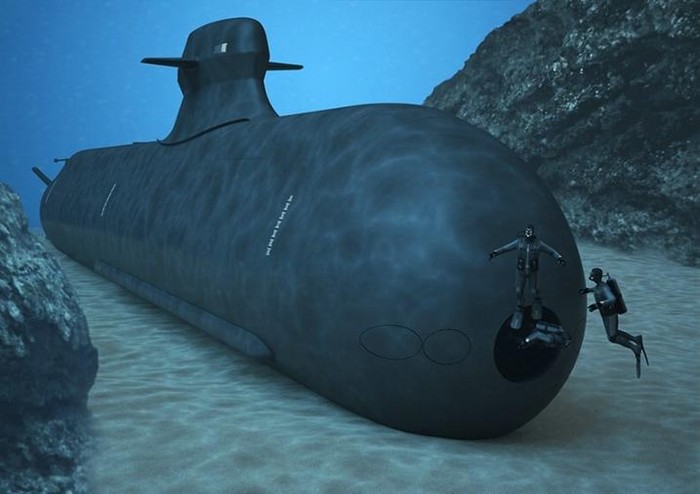 Hình ảnh tạo dựng về tàu ngầm thông thường lớp A26 Thụy Điển
