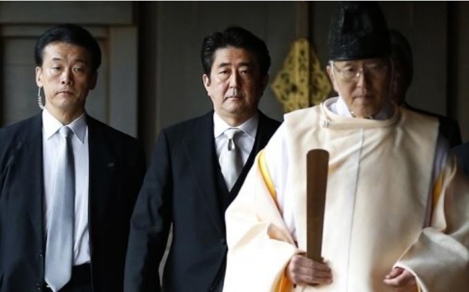 Thủ tướng Nhật Bản Shinzo Abe từng đến thăm đền Yasukuni gây tức giận cho Trung Quốc