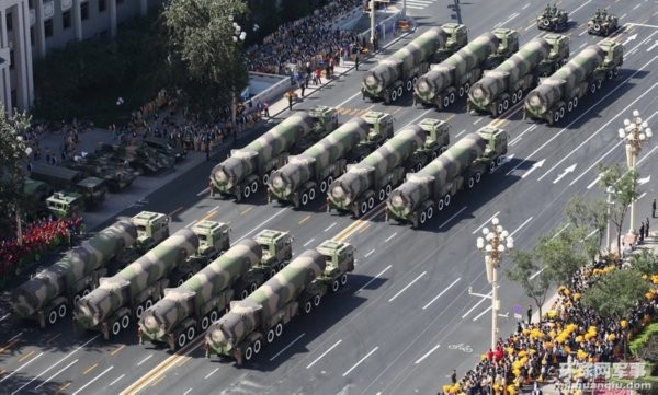 Trung Quốc đã nhiều lần tổ chức duyệt binh để phô trương sức mạnh quân sự