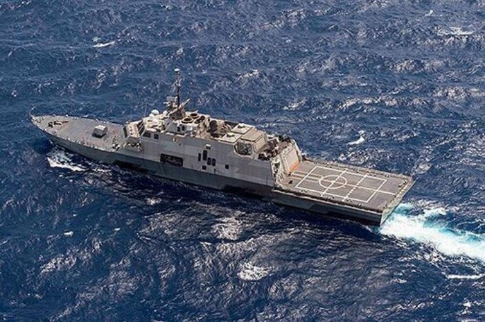 Tàu tuần duyên USS Fort Worth Hải quân Mỹ (nguồn mạng sina Trung Quốc)