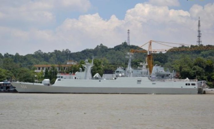 Tàu hộ vệ hạng nhẹ Túc Thiên số hiệu 504 Type 056, Hạm đội Nam Hải, Hải quân Trung Quốc
