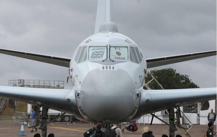 Ngày 17 tháng 7 năm 2015, máy bay tuần tra săn ngầm tiên tiến P-1 Nhật Bản tham gia Triển lãm hàng không quốc tế Anh