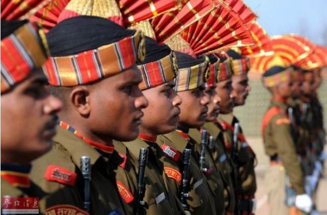 Tân binh lực lượng an ninh biên phòng Ấn Độ