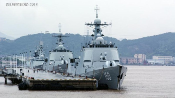 Tàu chiến Hạm đội Đông Hải, Hải quân Trung Quốc (nguồn mạng sina Trung Quốc)
