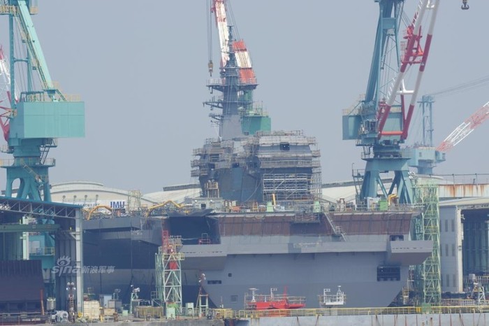 Tàu sân bay trực thăng lớp Izumo thứ hai của Nhật Bản sẽ hạ thủy trong tháng 8 năm 2015