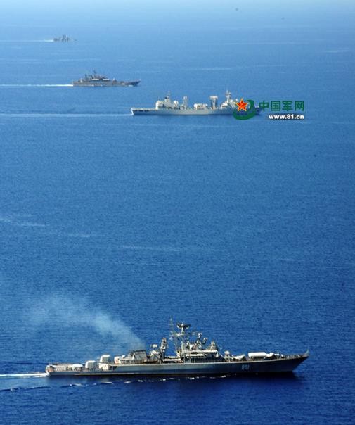 Diễn tập &quot;Liên hợp trên biển-2015&quot; Trung-Nga ở Địa Trung Hải
