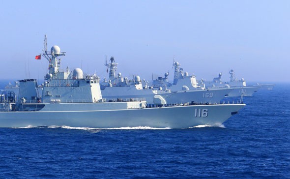 Diễn tập &quot;Liên hợp trên biển-2013&quot; giữa Hải quân Trung-Nga