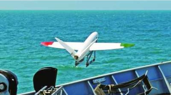 Máy bay không người lái công nghệ in 3D cất cánh trên tàu chiến HMS Mersey