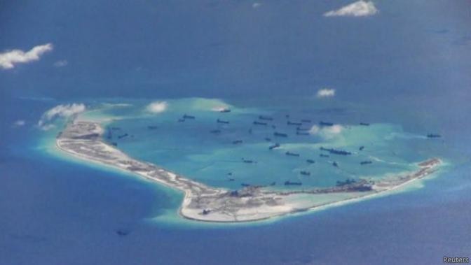 Trung Quốc tiến hành lấn biển xây đảo và quân sự hóa quy mô lớn, phi pháp ở quần đảo Trường Sa của Việt Nam, đe dọa nghiêm trọng hòa bình, an ninh và ổn định khu vực
