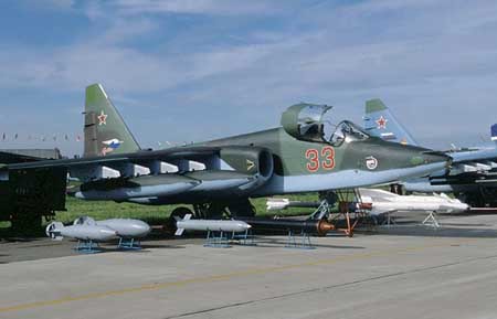 Máy bay cường kích Su-25SM Nga