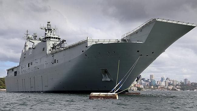 Tàu đổ bộ trực thăng HMAS Canberra, Hải quân hoàng gia Australia