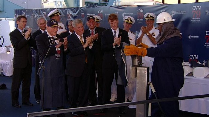 Ngày 22 tháng 8 năm 2015, Mỹ khởi công chế tạo tàu sân bay USS John F. Kennedy CVN 79