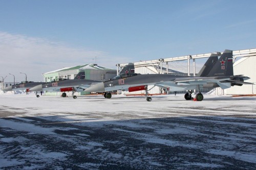 Máy bay chiến đấu Su-35 bàn giao cho Quân đội Nga