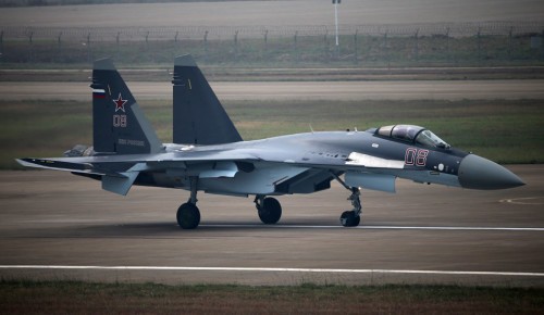 Máy bay chiến đấu Su-35 Trung Quốc tham gia Triển lãm hàng không Chu Hải Trung Quốc tháng 11 năm 2014