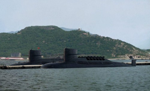 Tàu ngầm hạt nhân chiến lược Type 094 lớp Tấn, Hải quân Trung Quốc do dân mạng đăng tải